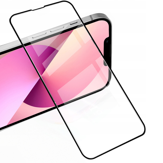 2x Загартоване скло для iPhone 13 Mini, ERBORD 3D для всього екрану