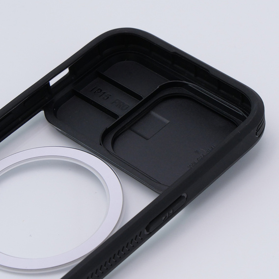 Чoхол до iPhone 15 Pro, Slide Camera Magsafe, чорний