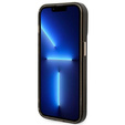 Чoхол GUESS до iPhone 14 Pro Max, Gold Outline Translucent MagSafe, чорний