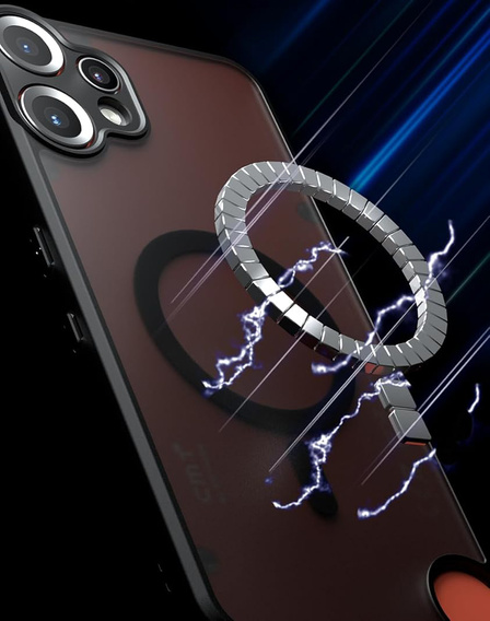 Чохол для CMF Nothing Phone 2 Pro, для MagSafe, ERBORD Matt Case, чорний