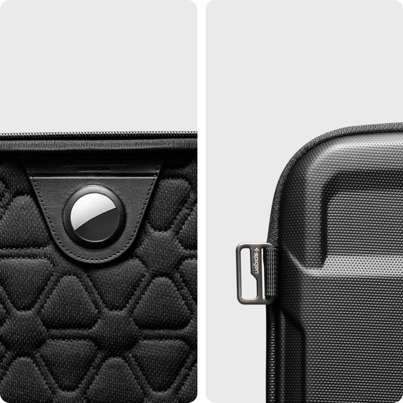 Spigen чохол для ноутбука 13", Rugged Armor Pouch, Black