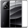 3D загартоване скло для Xiaomi Redmi Note 14 Pro+, чорна рамка