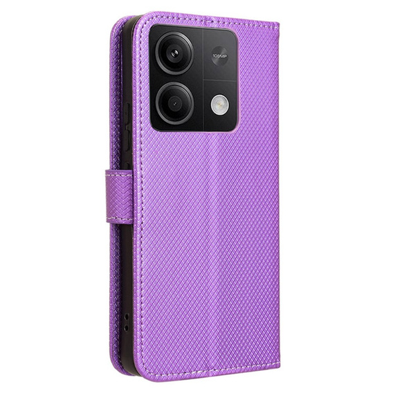 Чохол-книжка для Xiaomi Redmi Note 13 5G, Wallet Smart Magnet, фіолетовий