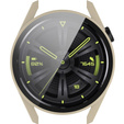 2в1 чехол и защитное стекло для часов Huawei Watch GT 3 42mm, Case, Beige