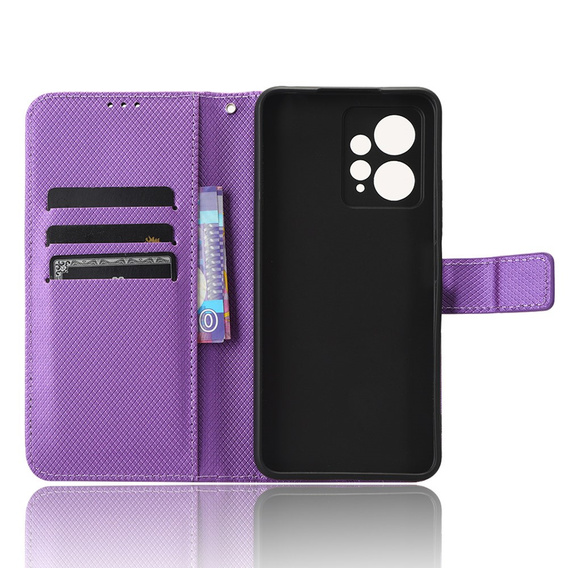 Чохол-книжка для Xiaomi Redmi Note 12 4G, Wallet Smart Magnet, фіолетовий