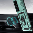 Чехол NOX Camera Slide Samsung Galaxy S24 Ultra, CamShield Slide, зелёный