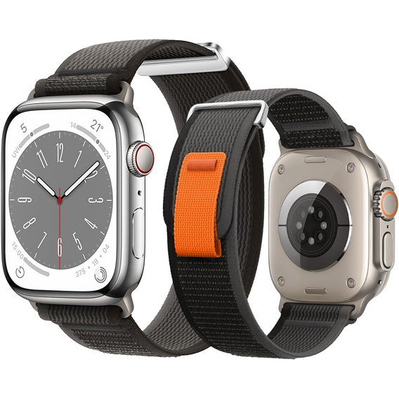 Нейлоновый ремешок для Apple Watch 1/2/3/4/5/6/7/8/9/10/SE/Ultra/Ultra 2 42/44/45/49MM