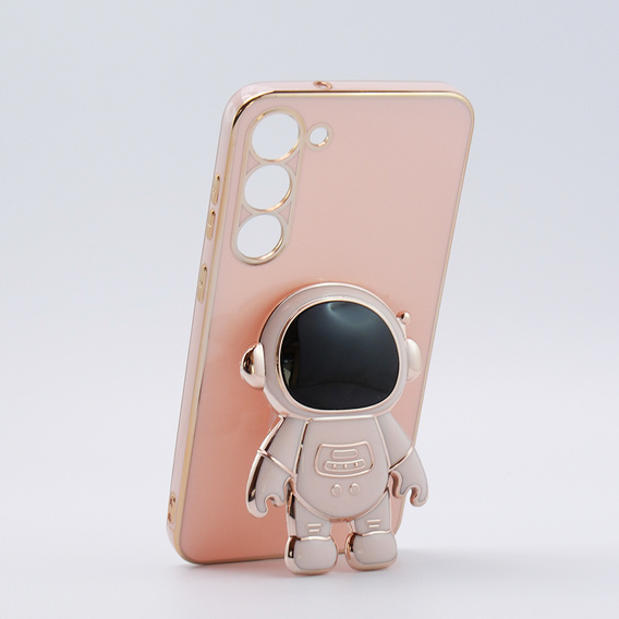 Чехол до Samsung Galaxy S23 Plus, Astronaut, розовый