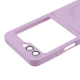 Чохол для ПК для Samsung Galaxy Z Flip5 5G, для MagSafe, фіолетовий
