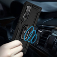 Броньований Чoхол до Samsung Galaxy Z Fold3 5G, Nox Case Ring, чорний