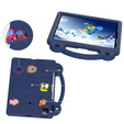 Детский чехол для iPad 10.9 2022 10 Gen, Cute Patterns, с подставкой, темно-синий