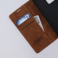 Чехол для Xiaomi Redmi Note 12 5G / Poco X5 5G, ERBORD Vintage, бумажник с клапаном, коричневый