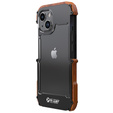 Чехол R-JUST для iPhone 14 Plus, Alu Wood Bumper, черный