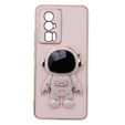 Чoхол до Xiaomi Poco F5 Pro, Astronaut, рожевий