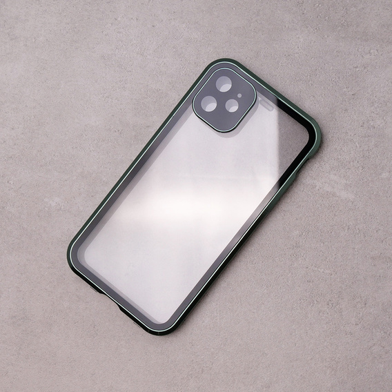 Чохол для iPhone 11, Magnetic Dual Glass, зелений