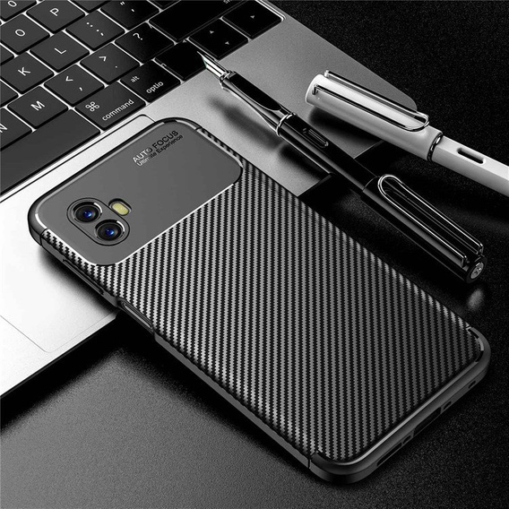 Чoхол до Samsung Galaxy Xcover 6 Pro, Carbon Gel, чорний
