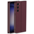 Откидной чехол для Samsung Galaxy S23 Plus, GKK Leather, бордовый