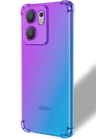 Чохол для Oppo Reno 13F / Oppo Reno 13FS, Gradient Dropproof, Фіолетовий / синій