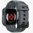 Чехол ремешок SPIGEN до Apple Watch 4/5/6/7/SE 44/45mm, Rugged Armor Pro, Charcoal Grey