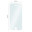 2x Закаленное стекло для iPhone 5/5S/5C/SE, ERBORD 9H Hard Glass на экране