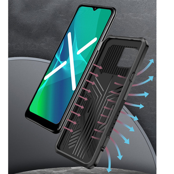 Чехол Hybrid KickStand для Vivo Y01, Black