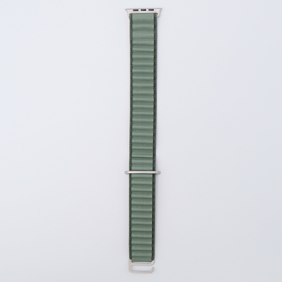 Нейлоновый ремешок для Apple Watch 1/2/3/4/5/6/7/8/SE/ULTRA 42/44/45/49 мм, зеленый