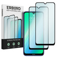 2x Загартоване скло для Xiaomi Redmi Note 8T, ERBORD 3D для всього екрану