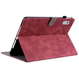 Чехол до Lenovo Tab M9, Wallet Pen Slot, красный