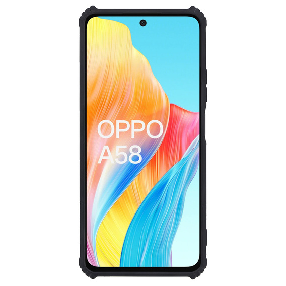 Чoхол до Oppo A58 4G, AntiDrop Hybrid, чорний