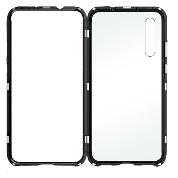 Магнітний скляний чохол для Xiaomi Mi9 se-Black