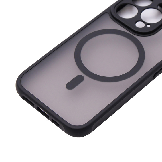 Чохол MagSafe для iPhone 12 / 12 Pro, Hybrid Matte Lens Pro, чорний