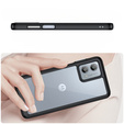 Чехол до Motorola Moto G53 5G, Fusion Hybrid, прозрачный / черный
