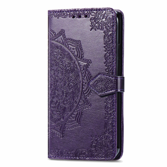 Чохол-книжка для Motorola Moto G24 / G24 Power / G04, Mandala, фіолетовий