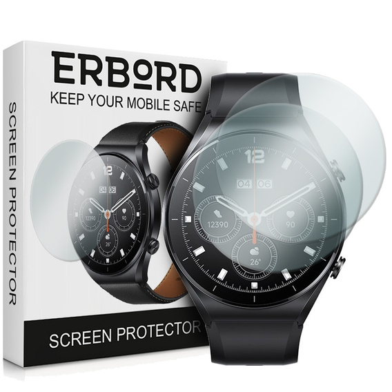 Захисне скло 2х Erbord для дисплею смарт годинника Xiaomi Watch S1/S1 Active