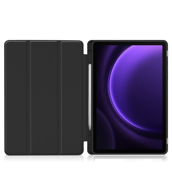 Чохол для Samsung Galaxy Tab S10 Lite / S10 FE / S9 FE, Smartcase з місцем для стилуса, чорний