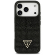 Чехол GUESS Rhinestone Triangle Logo для iPhone 17 Pro