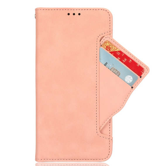 Откидной чехол для Xiaomi 14 Ultra, Card Slot, розовый