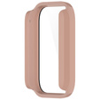 Чехол 2 в 1 + закаленное стекло для Xiaomi Smart Band 8 Pro, розовый