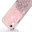 Чехол до iPhone XR, Glittery, розовый
