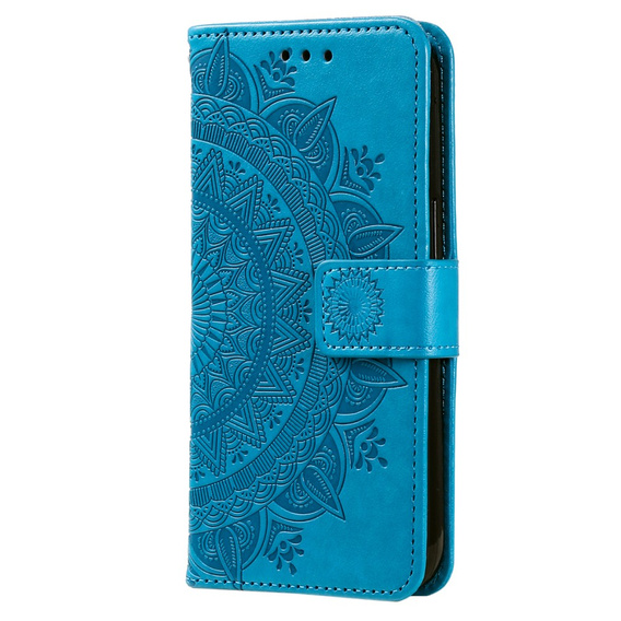Откидной чехол для Samsung Galaxy A35 5G, Mandala, синий