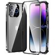 Чехол для iPhone 15 Pro Max, Magnetic Dual Glass, чёрный