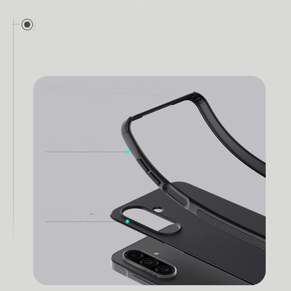 Чохол NILLKIN для Samsung Galaxy A26, Frosted Shield, для MagSafe, чорний