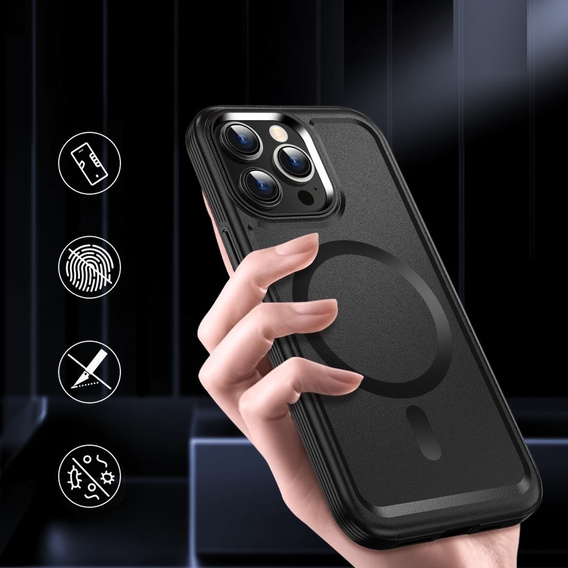 Чохол MagGuard для iPhone 15 Pro Max, MagSafe, чорний