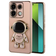 Чехол для Xiaomi Redmi Note 13 Pro 5G, Astronaut, розовый + закаленное стекло 9H