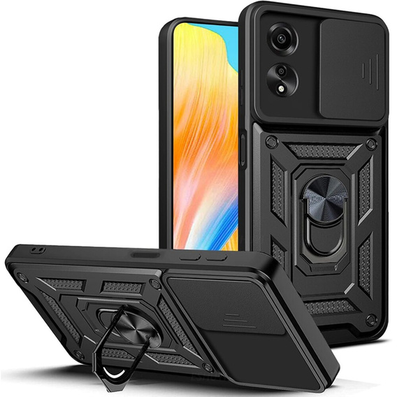 Чохол NOX Camera Slide Oppo A38 4G / Oppo A18 4G, CamShield Slide, чорний