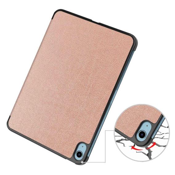 Чехол для iPad 10.9 2022 10 Gen, Smartcase с местом для стилуса, розовый
