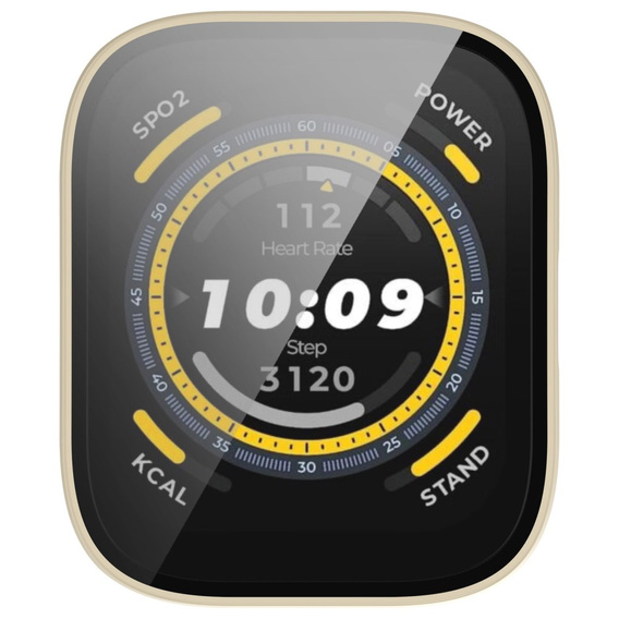 Чехол 2 в 1 + закаленное стекло для Amazfit Bip 5, белый