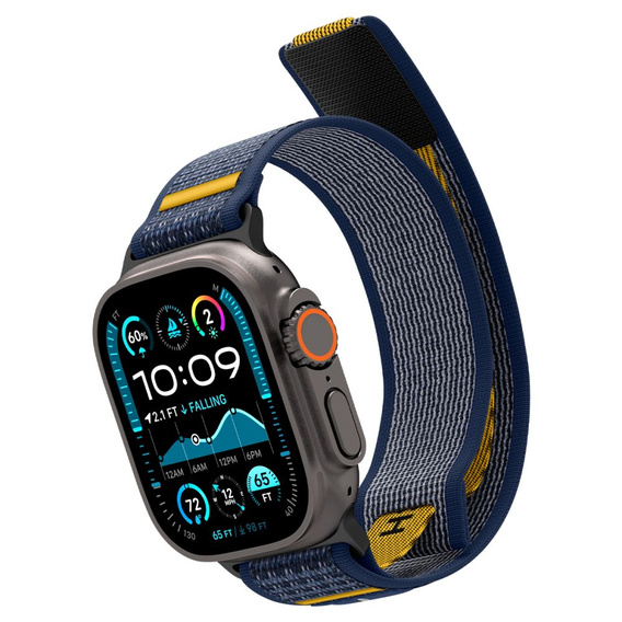 Чoхол ремінець SPIGEN до Apple Watch 4/5/6/7/SE 44/45mm, Rugged Armor Pro, Black
