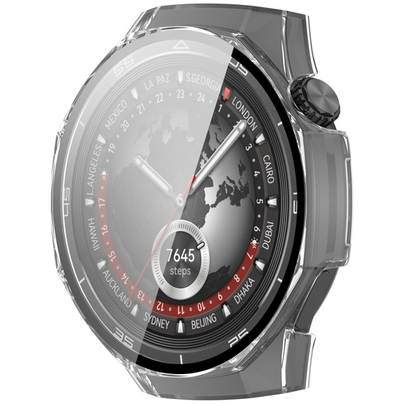 Чехол 2 в 1 + закаленное стекло для Huawei Watch GT 5 Pro 46mm, прозрачный
