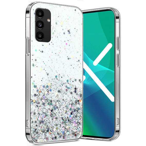 Чoхол до Samsung Galaxy A04S / A13 5G, Glittery, прозорий